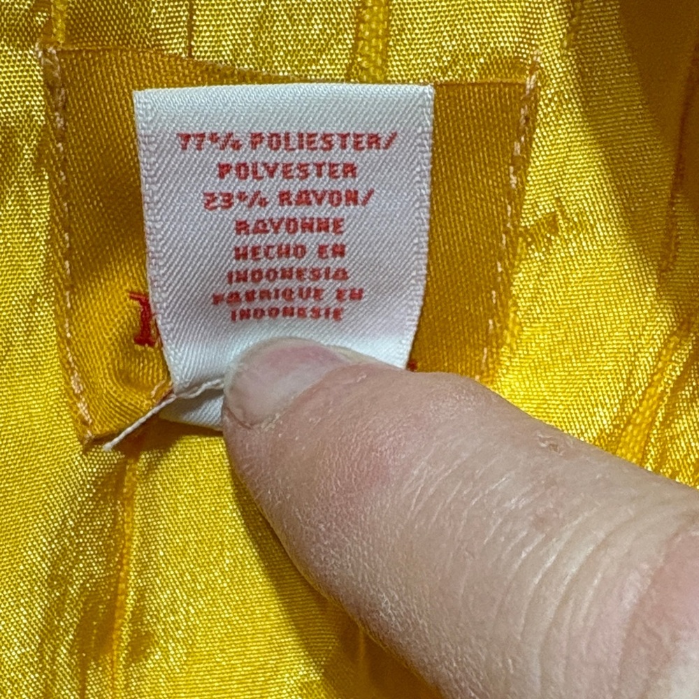 Ruby Rd. Textured Yellow Jean Jacket - image 8